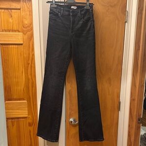 Good American Dark Flare Jeans, NEVER WORN!